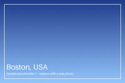 Sample placeholder image 1 for Boston